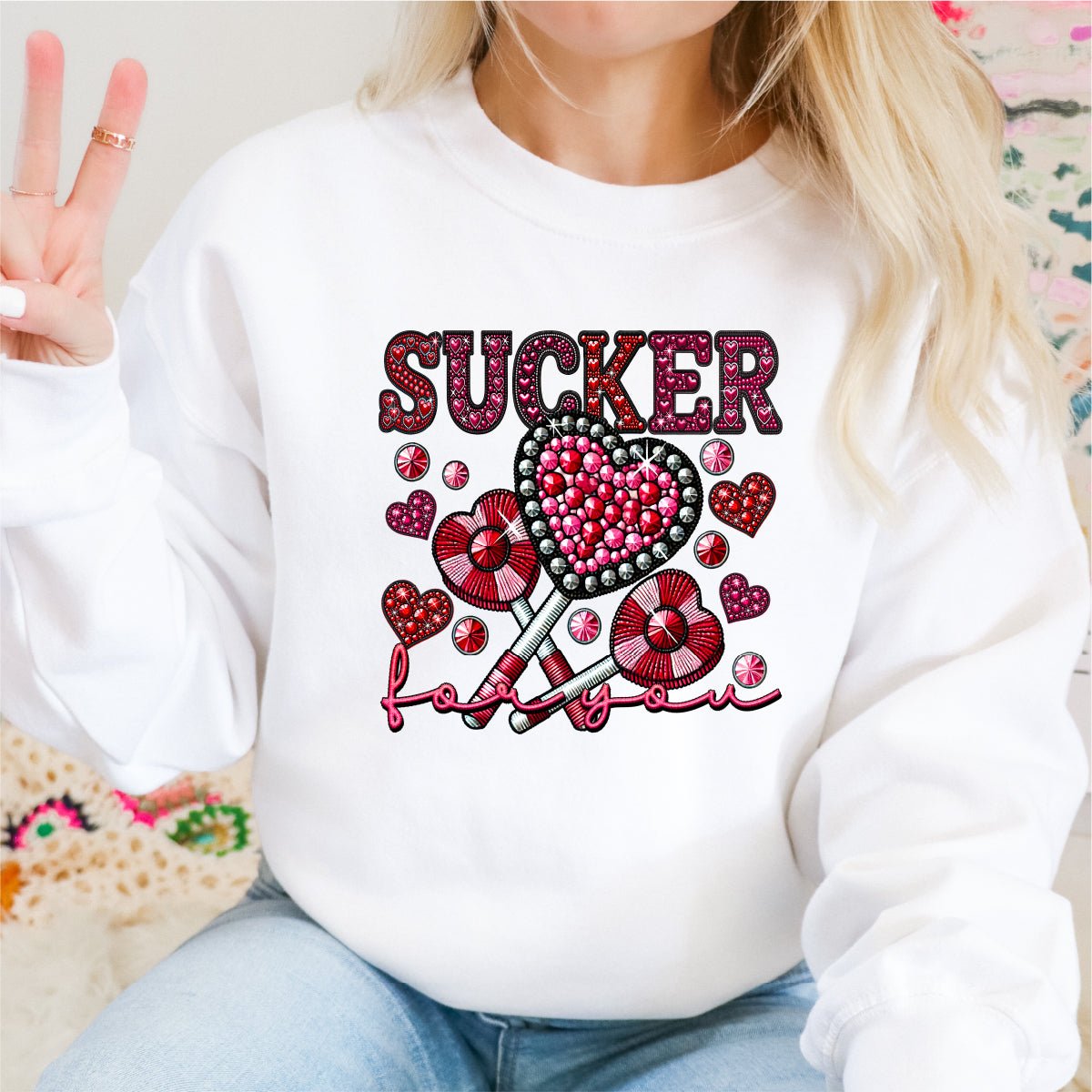 Sucker for You Valentine DTF Transfer - PrintPony
