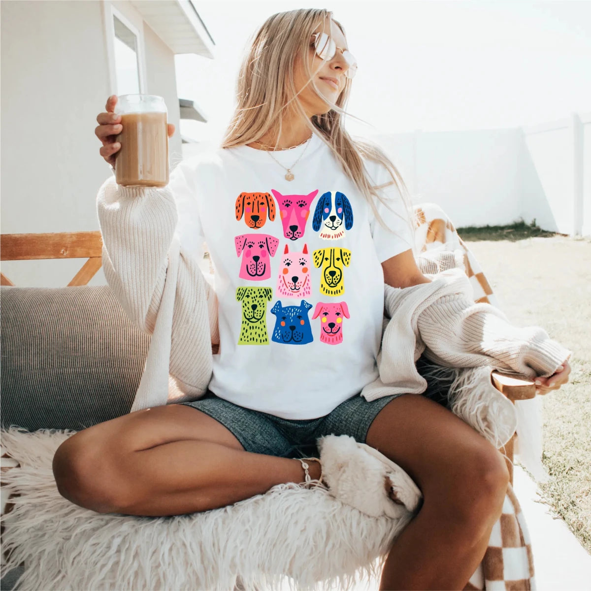 Summer Dog Collage DTF Transfer - PrintPony