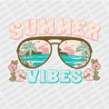 Summer Vibes Pastel - DTF transfer - PrintPony