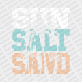 Sun, Salt, Sand - DTF transfer - PrintPony