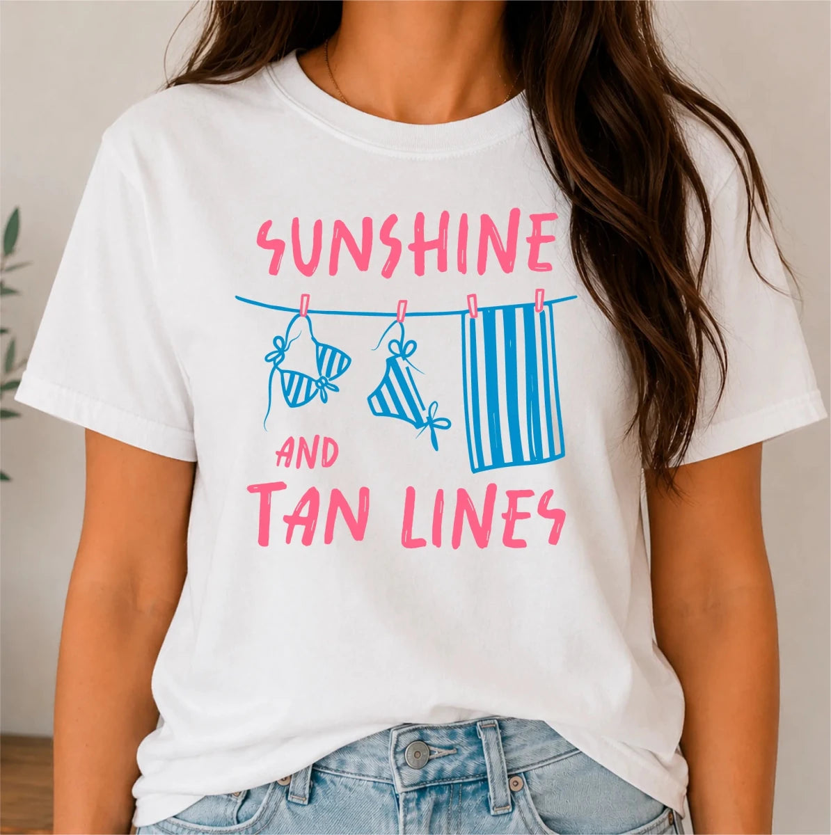 Sunshine and Tan Lines DTF Transfer - PrintPony