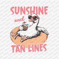 Sunshine and Tan Lines Duck DTF Transfer - PrintPony