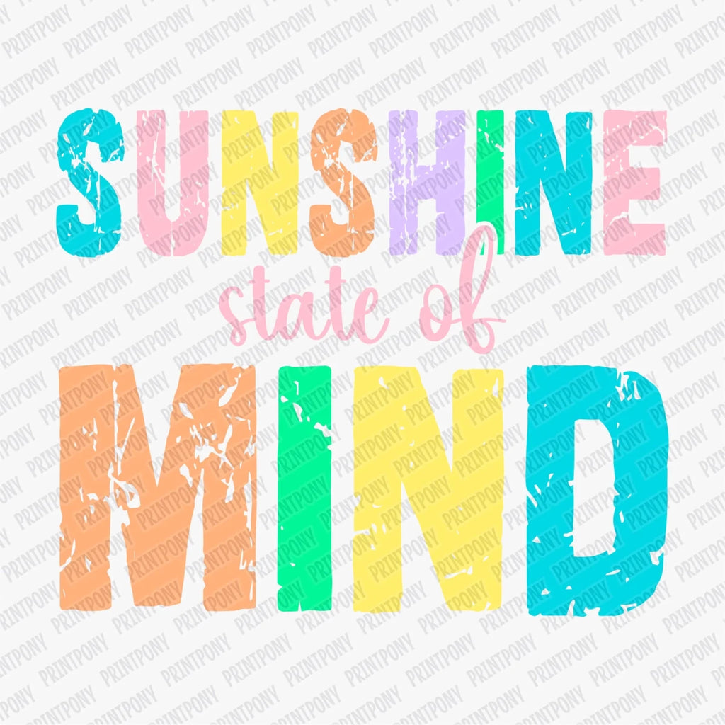 Sunshine State of Mind Transfer - PrintPony
