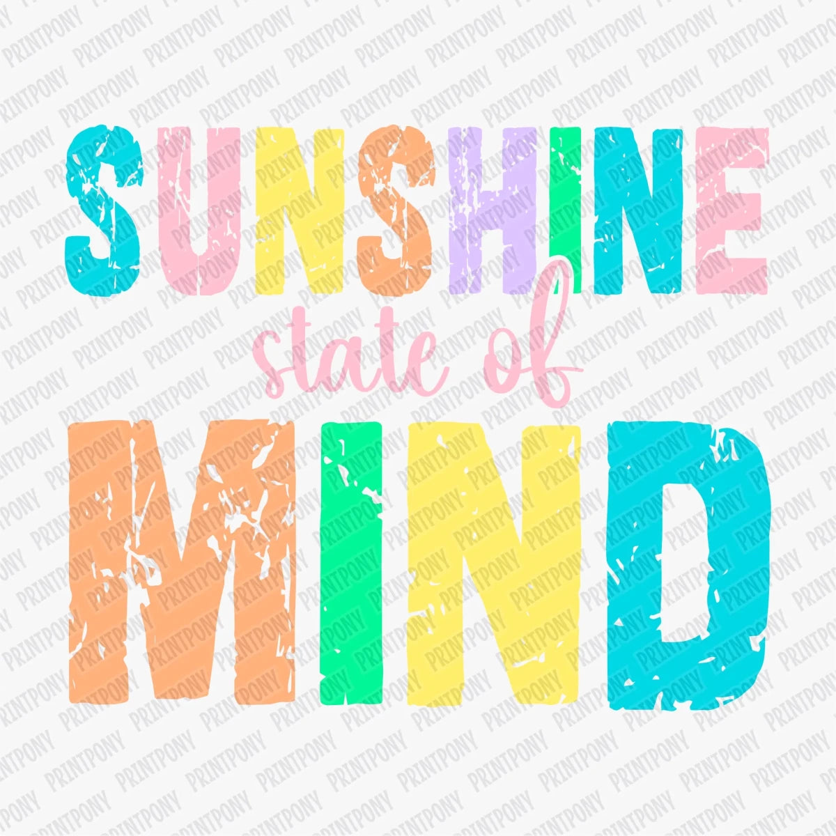 Sunshine State of Mind Transfer - PrintPony