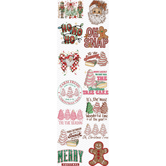 Sweet Christmas Premade DTF Gang Sheet (22.5" x 72") - PrintPony