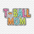 T - Ball Mom Dalmatian Dots DTF Transfer - PrintPony