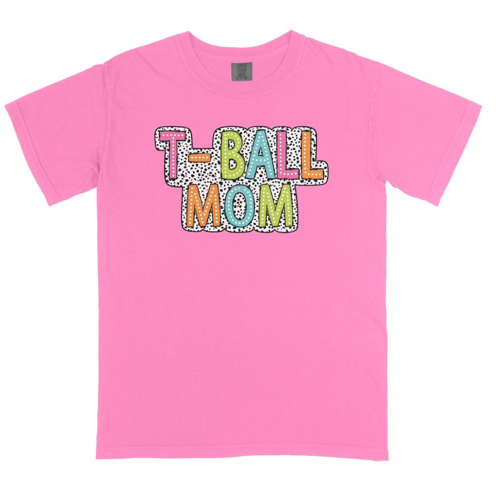 T - Ball Mom Dalmatian Dots DTF Transfer - PrintPony