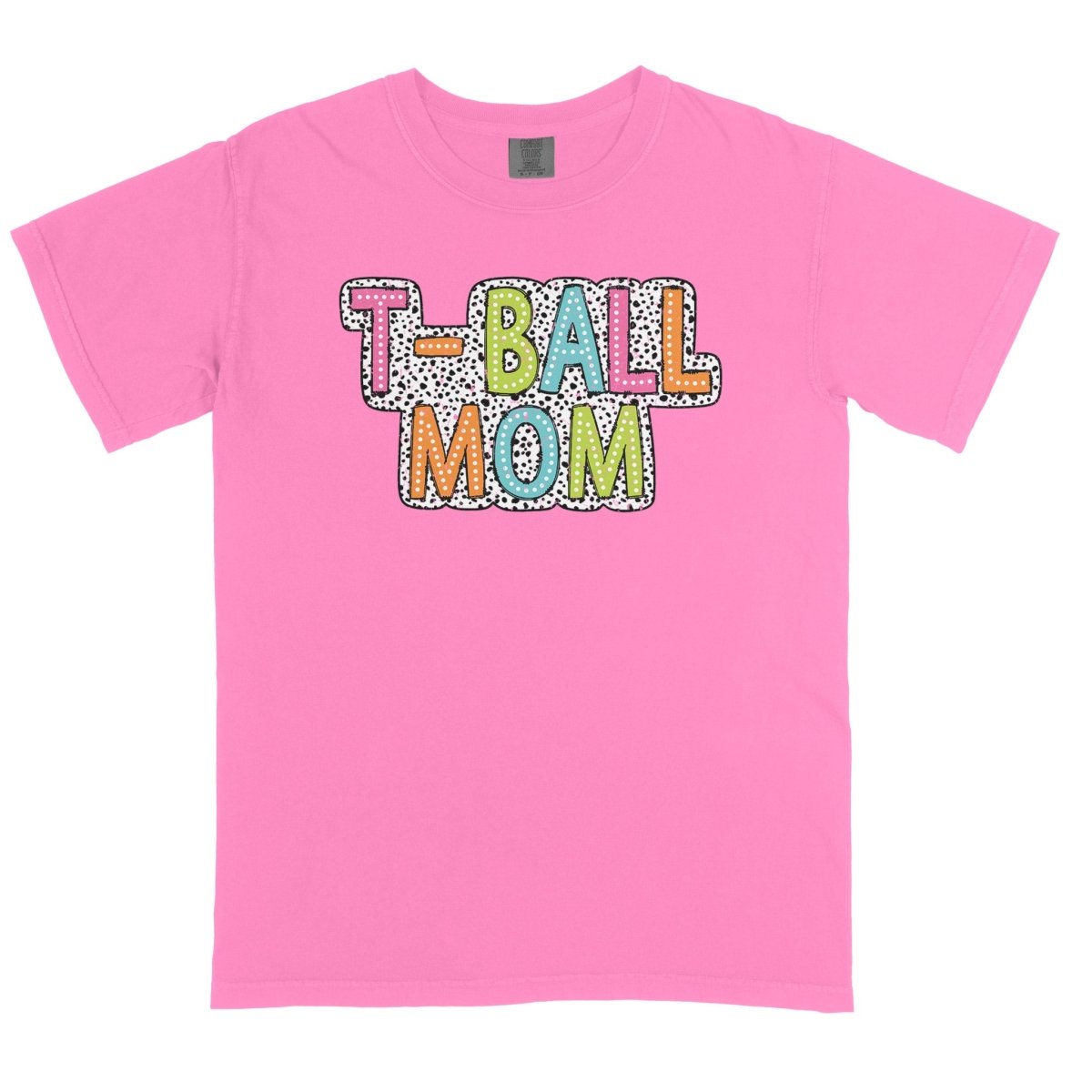 T - Ball Mom Dalmatian Dots DTF Transfer - PrintPony
