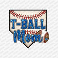 T - Ball Mom Home Plate DTF Transfer - PrintPony