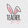 Teacher Bunny DTF Transfer - PrintPony