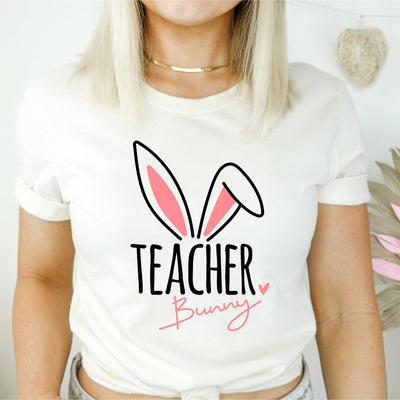 Teacher Bunny DTF Transfer - Print Pony™