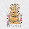 Teacher Coquette Pencil Tree DTF transfer - Print Pony‚Äö√ë¬¢