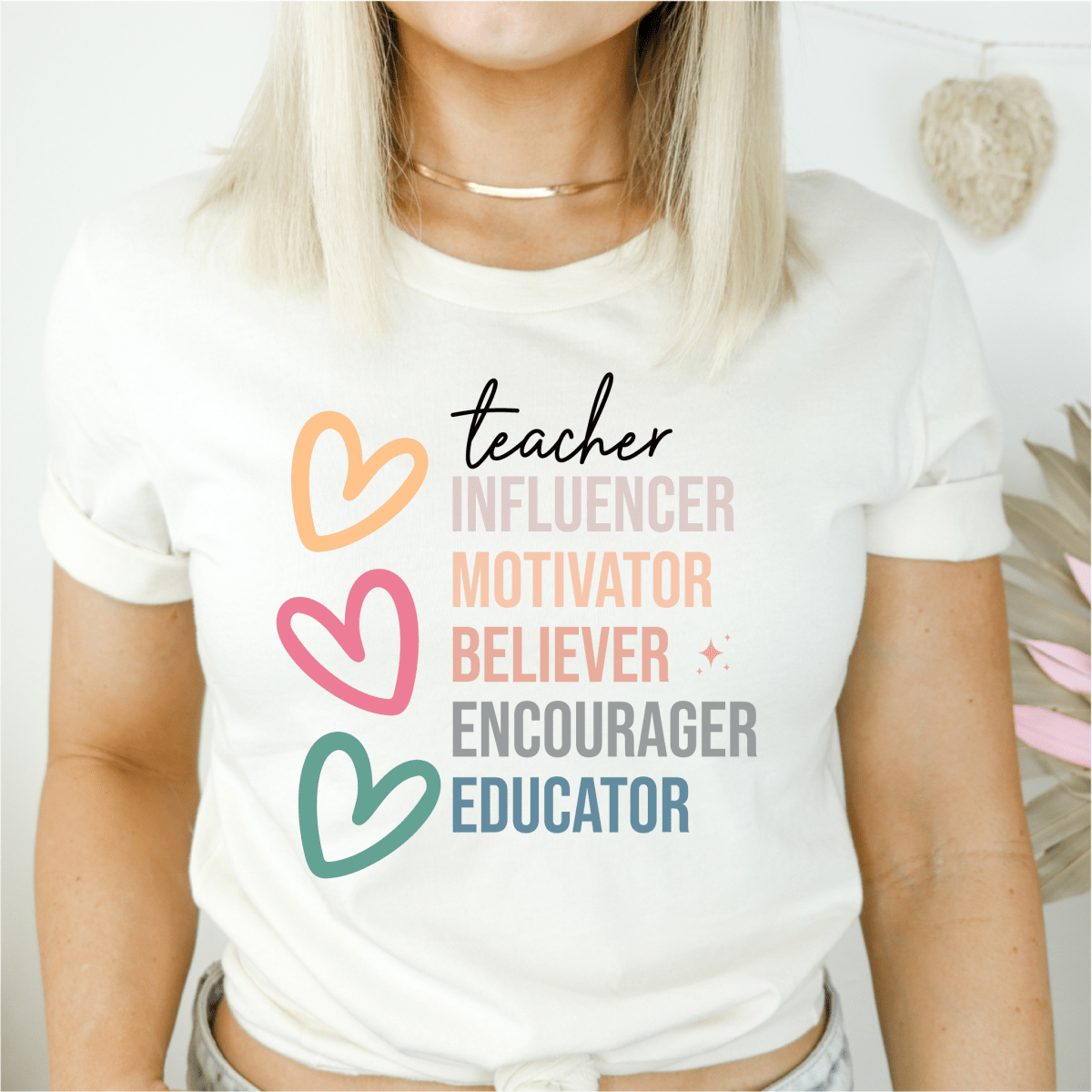 Teacher Influencer Motivator Believer DTF Transfer - PrintPony™
