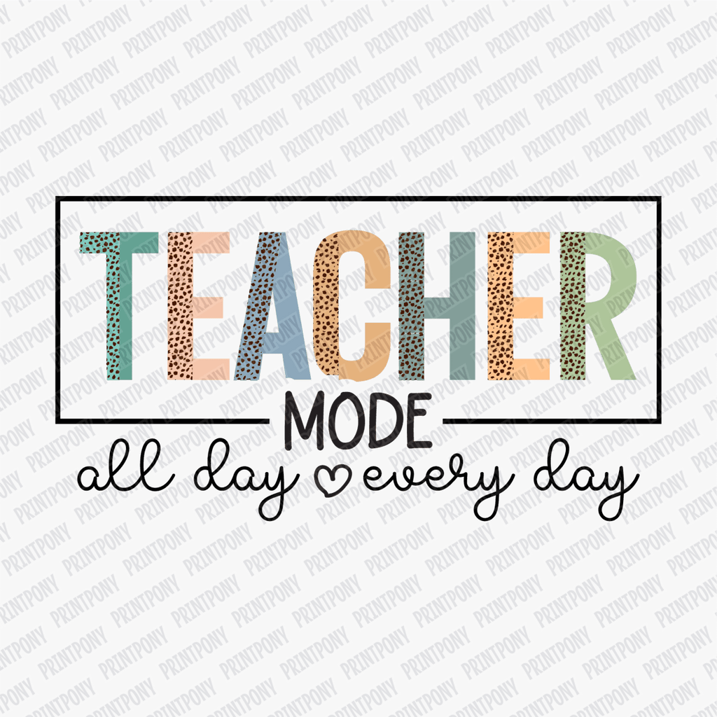 Teacher Mode DTF Transfer - PrintPony™