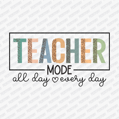 Teacher Mode DTF Transfer - PrintPony™
