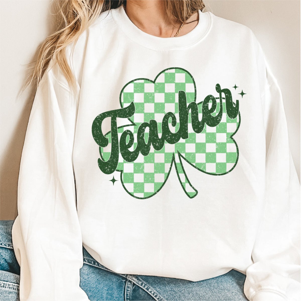 Teacher Shamrock St. Patrick's DTF Transfer - Print Pony™