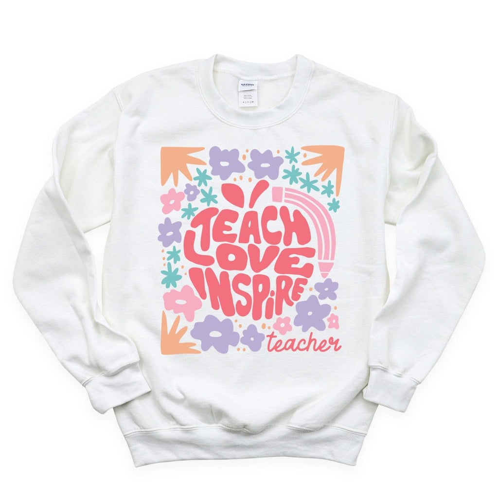 Teacher - Teach, Love, Inspire - DTF Transfer - PrintPony