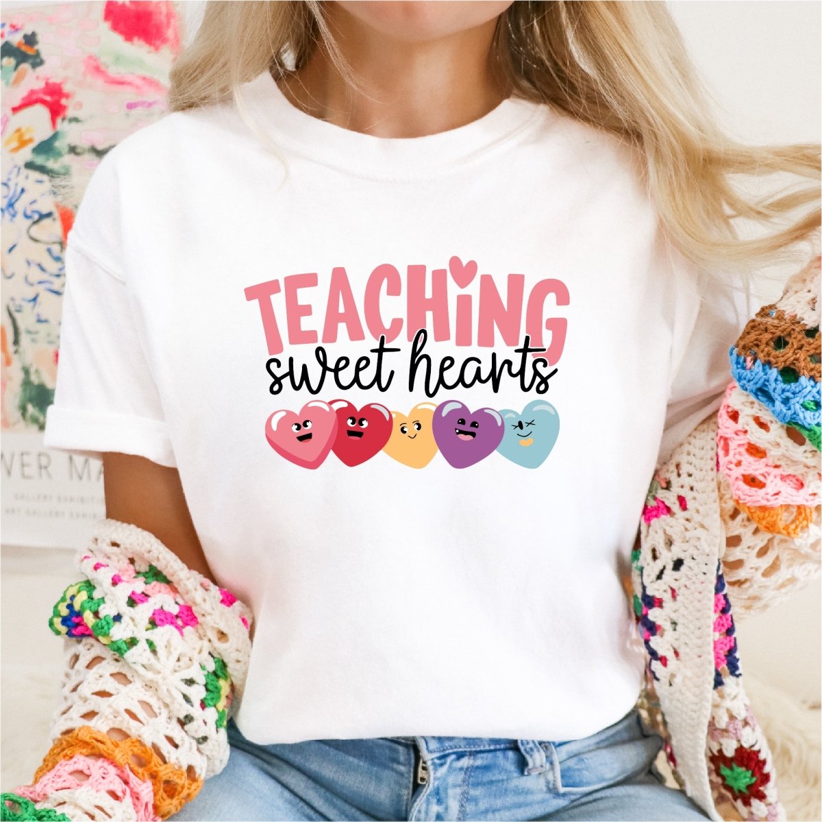 Teaching Sweet Hearts - DTF Transfer - PrintPony