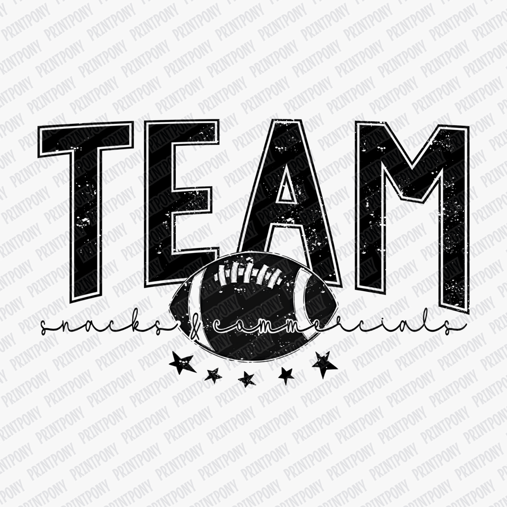 Team Snacks and Commercials DTF Transfer - PrintPony™