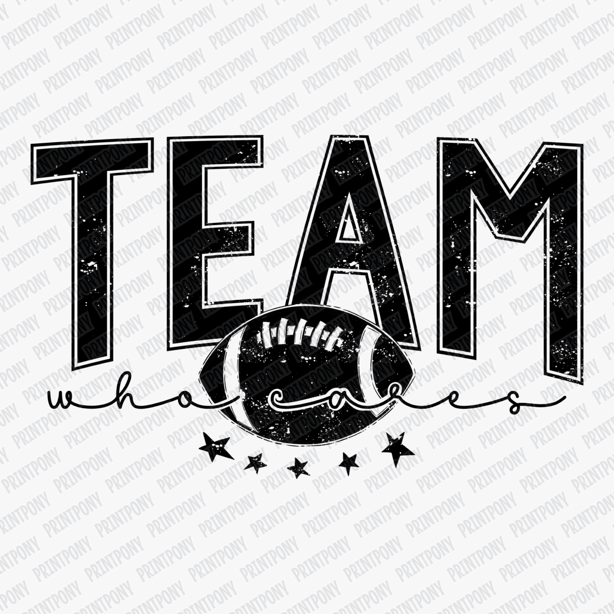 Team Who Cares DTF Transfer - PrintPony™