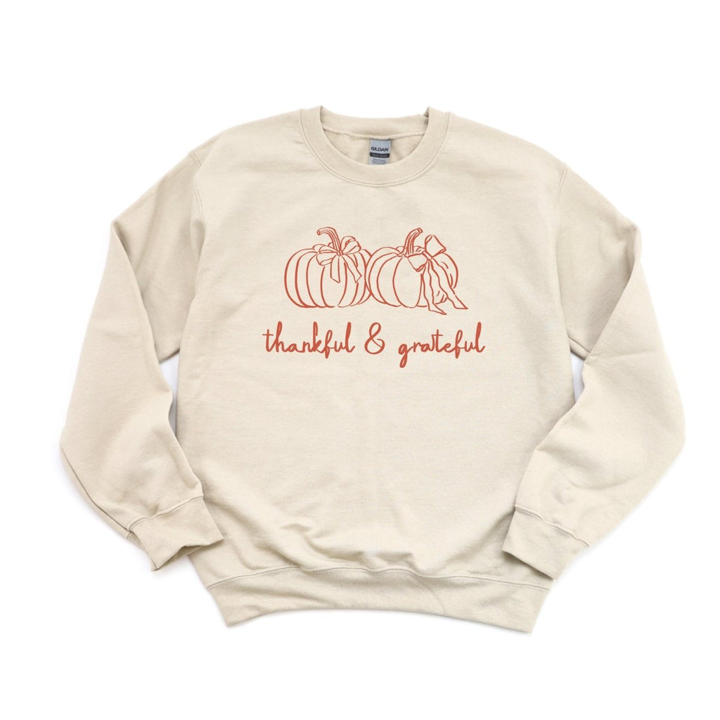 Thankful and Grateful (orange) DTF Transfer - PrintPony™