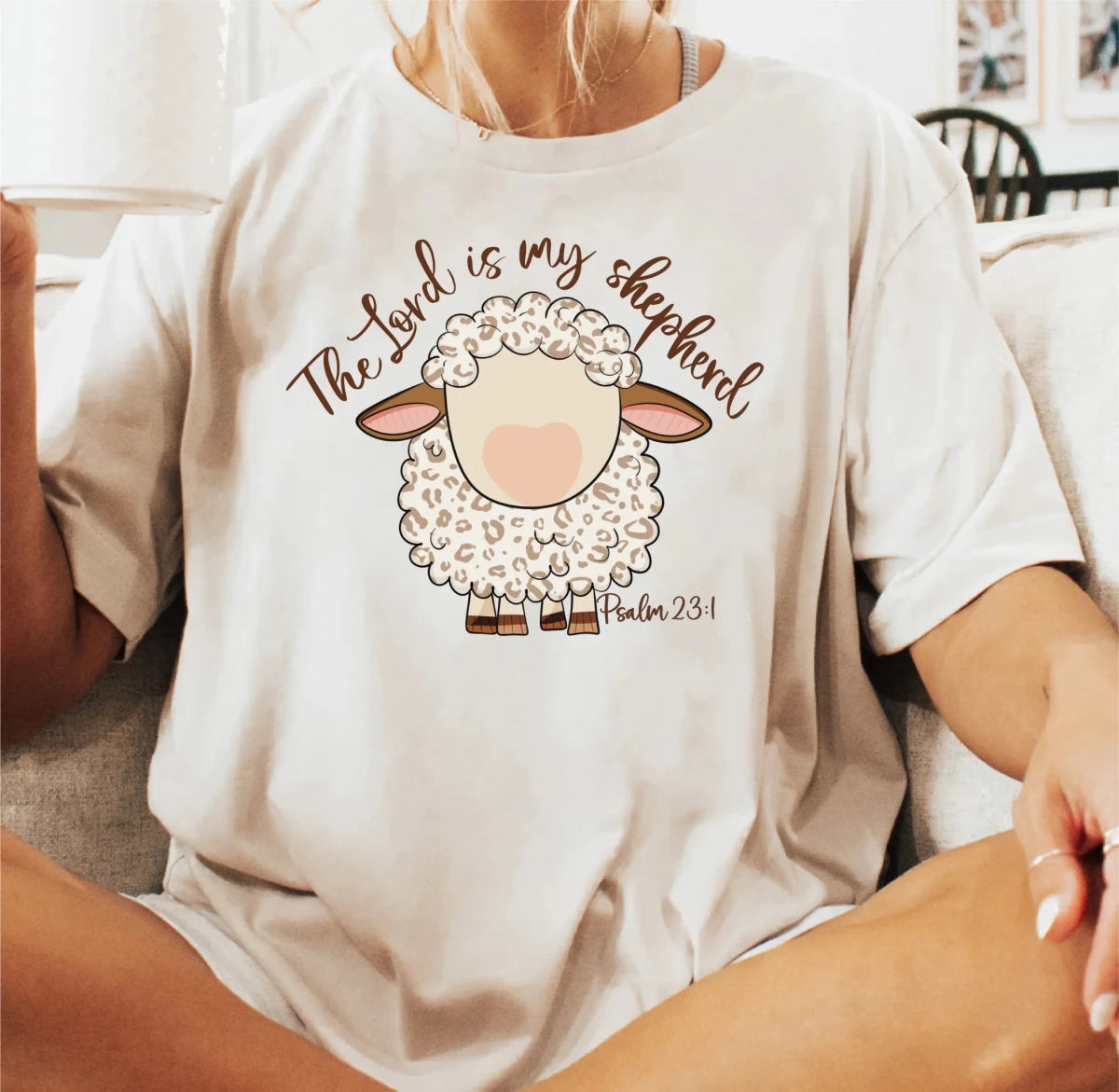 The Lord Is My Shepherd Sheep DTF Transfer - PrintPony