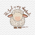 The Lord Is My Shepherd Sheep DTF Transfer - PrintPony