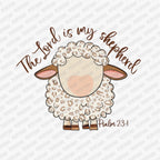 The Lord Is My Shepherd Sheep DTF Transfer - PrintPony