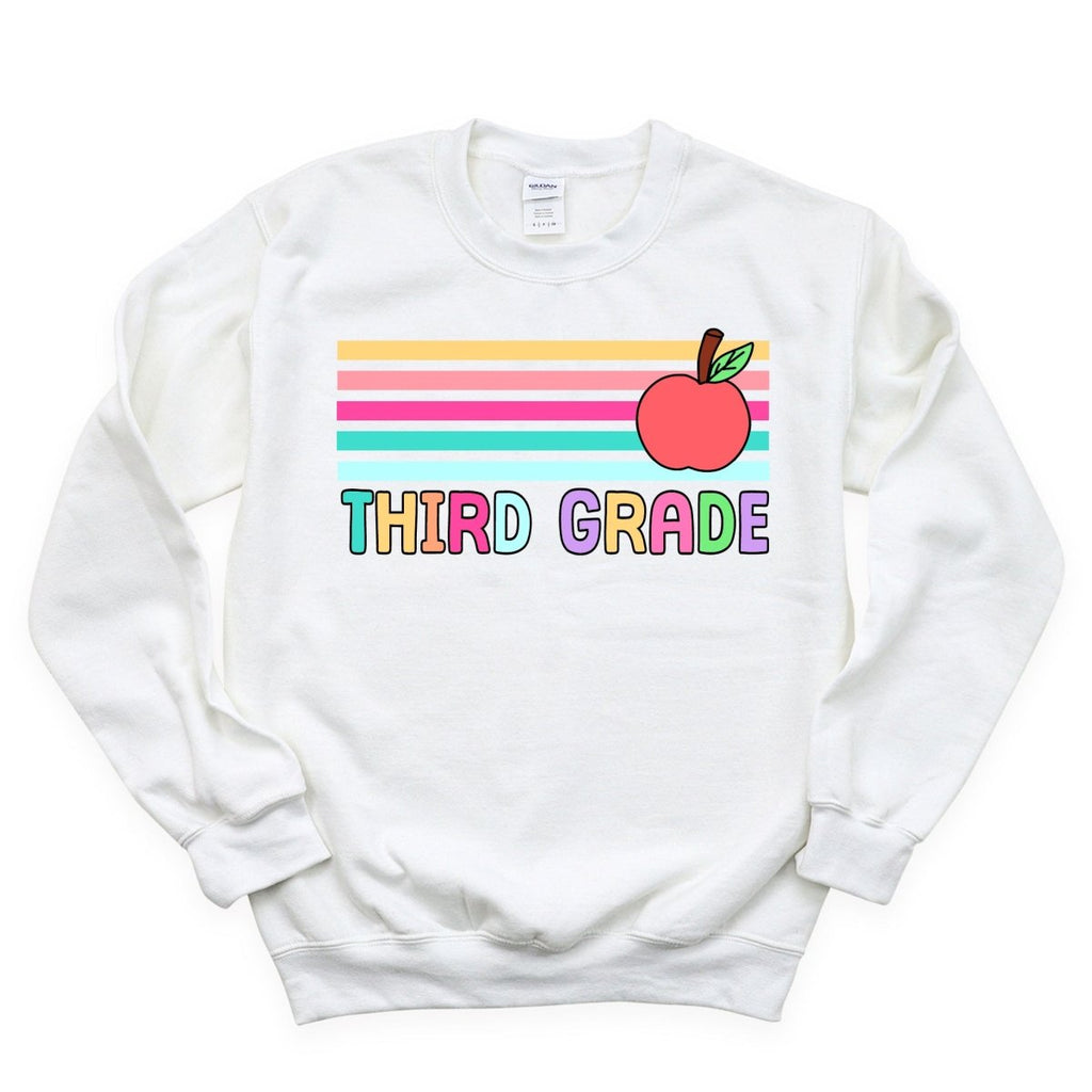 Third Grade Stripes - DTF Transfer - PrintPony