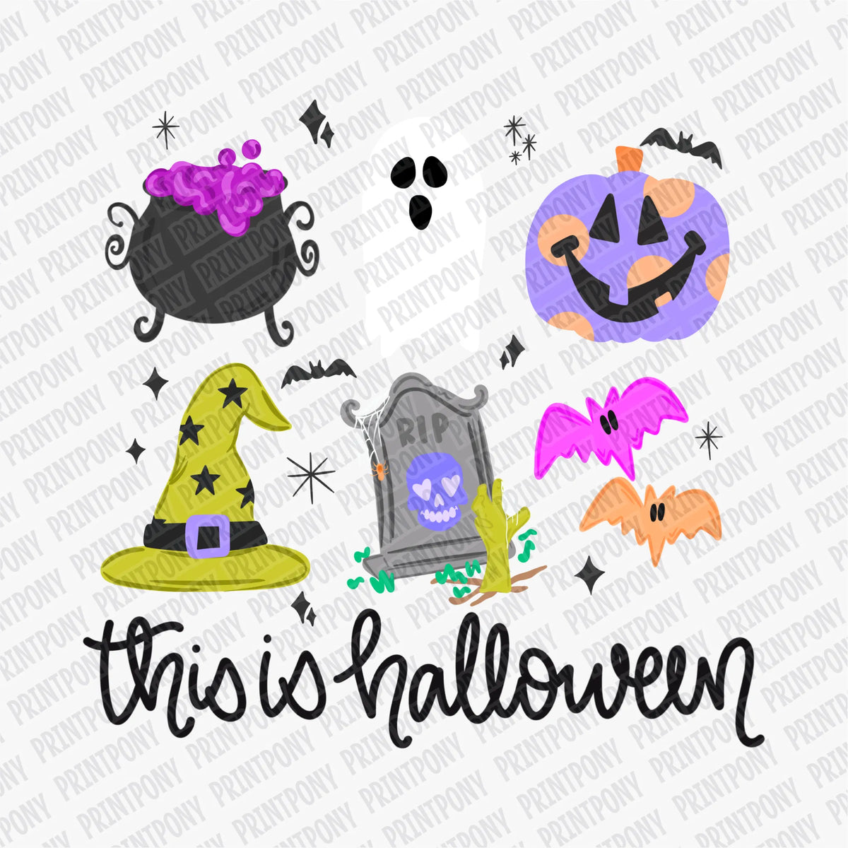 This is Halloween Collage - DTF Transfer