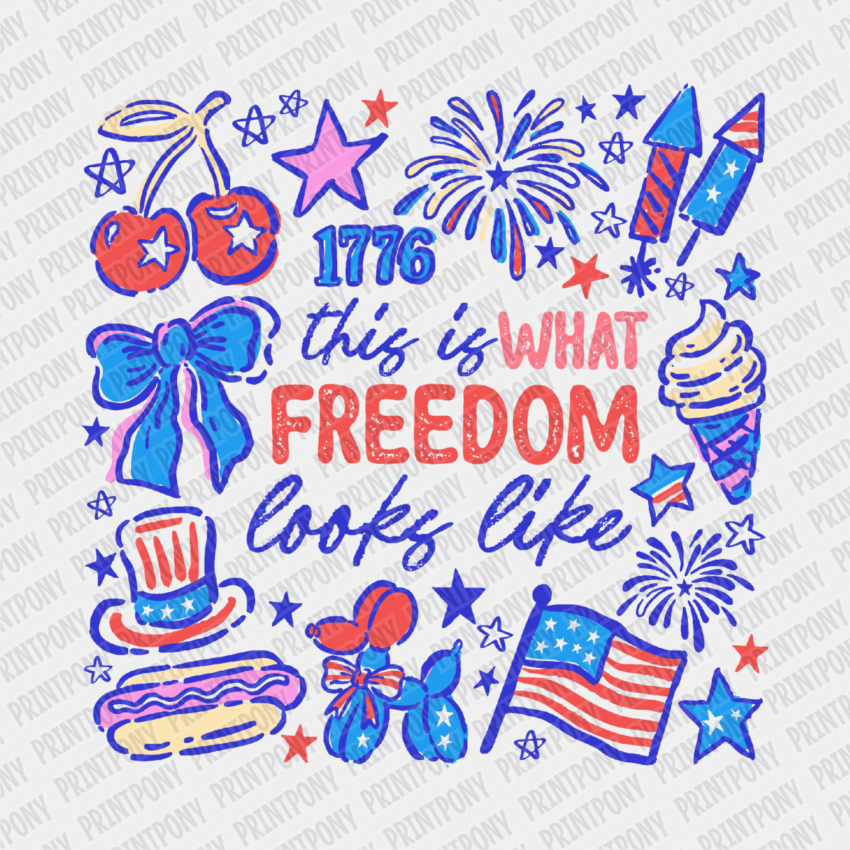 This is what Freedom Looks like - DTF Transfer - PrintPony