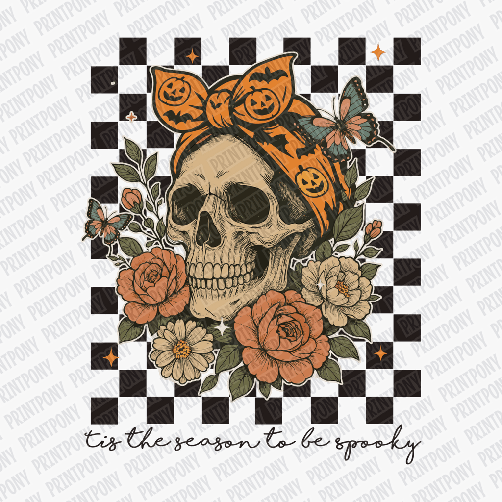 Tis the Season to Be Spooky Halloween DTF Transfer - PrintPony