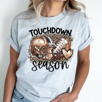 Touchdown Season Faux Glitter DTF Transfer - PrintPony™