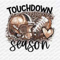 Touchdown Season Faux Glitter DTF Transfer - PrintPony™