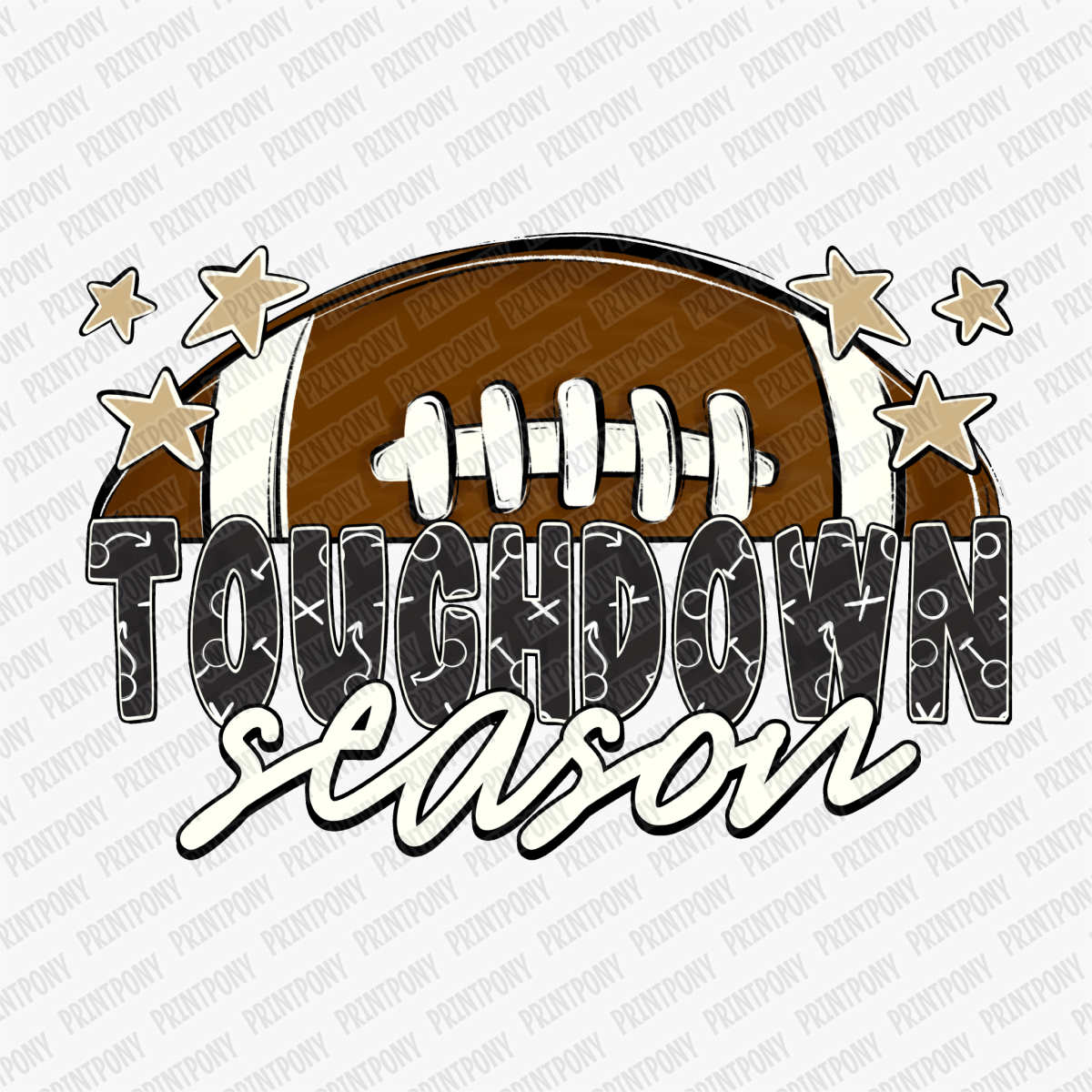 Touchdown Season Football DTF Transfer - PrintPony™