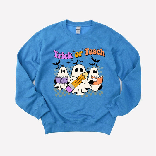 Trick or Teach Ghost Halloween DTF Transfer - PrintPony™