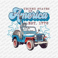 United States of America Est. 1776 Patriotic DTF transfer - PrintPony