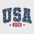 USA 1776 Patriotic DTF Transfer - PrintPony