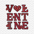 Valentine Faux Rhinestone Valentine's DTF Transfer - PrintPony