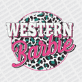 Western Barbie DTF Transfer - PrintPony