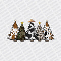 Western Christmas Patterned Trees - Print Pony‚Ñ¢