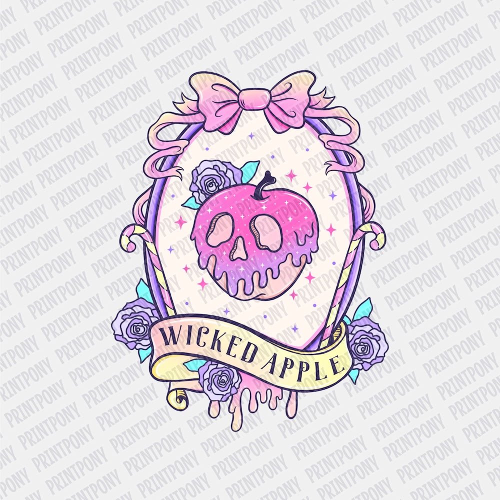 Wicked Apple DTF transfer - PrintPony