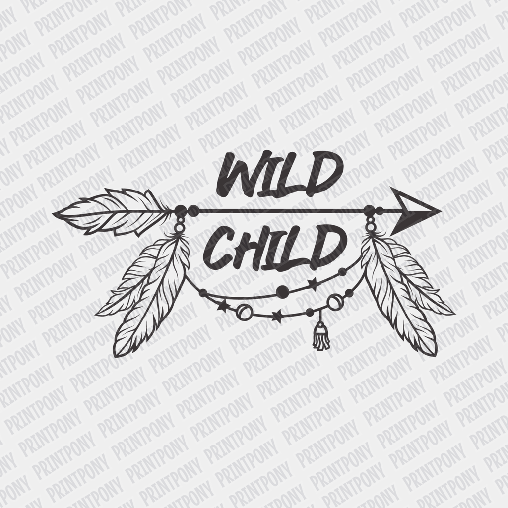 Wild Child DTF Transfer - PrintPony