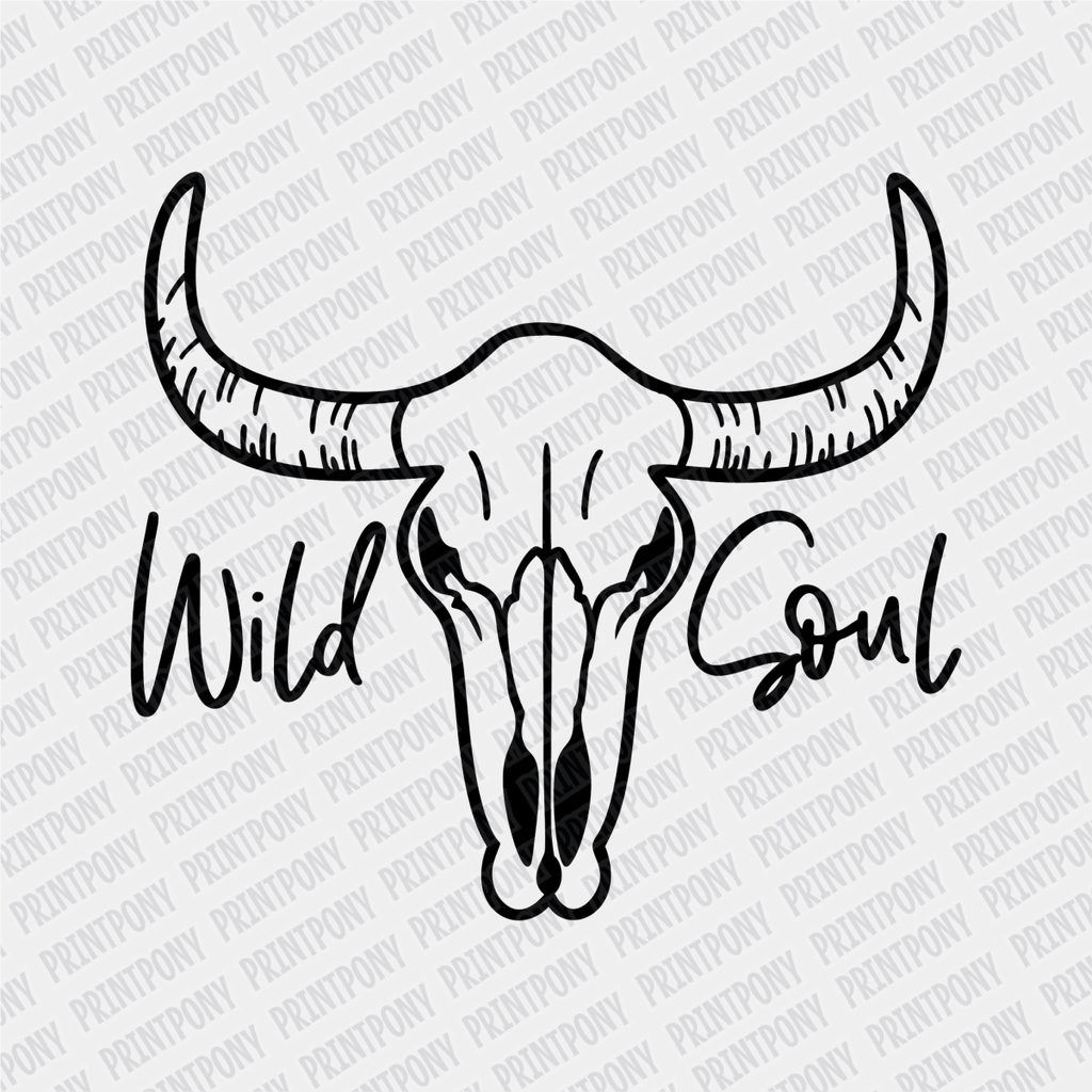 Wild Soul DTF transfer - PrintPony