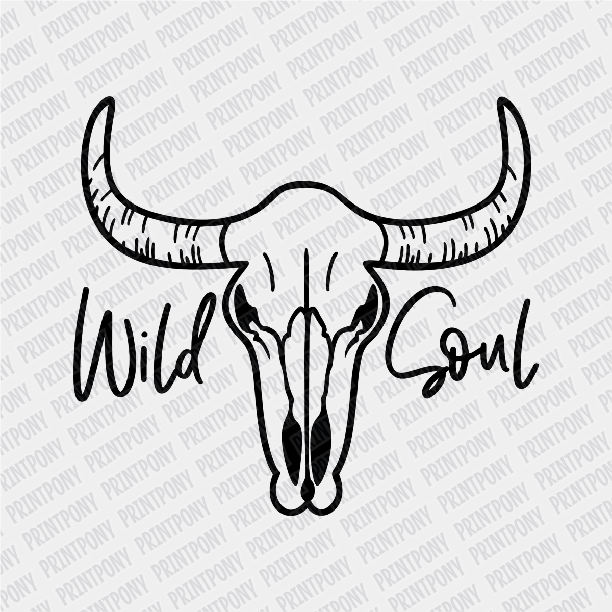 Wild Soul DTF transfer - PrintPony