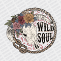 Wild Soul Floral Boho DTF transfer - PrintPony