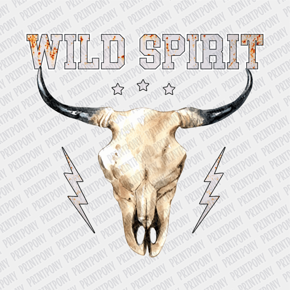 Wild Spirit DTF Transfer - PrintPony