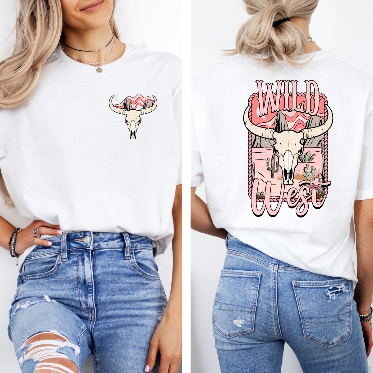 Wild West Design (with pocket) DTF Transfer - PrintPony