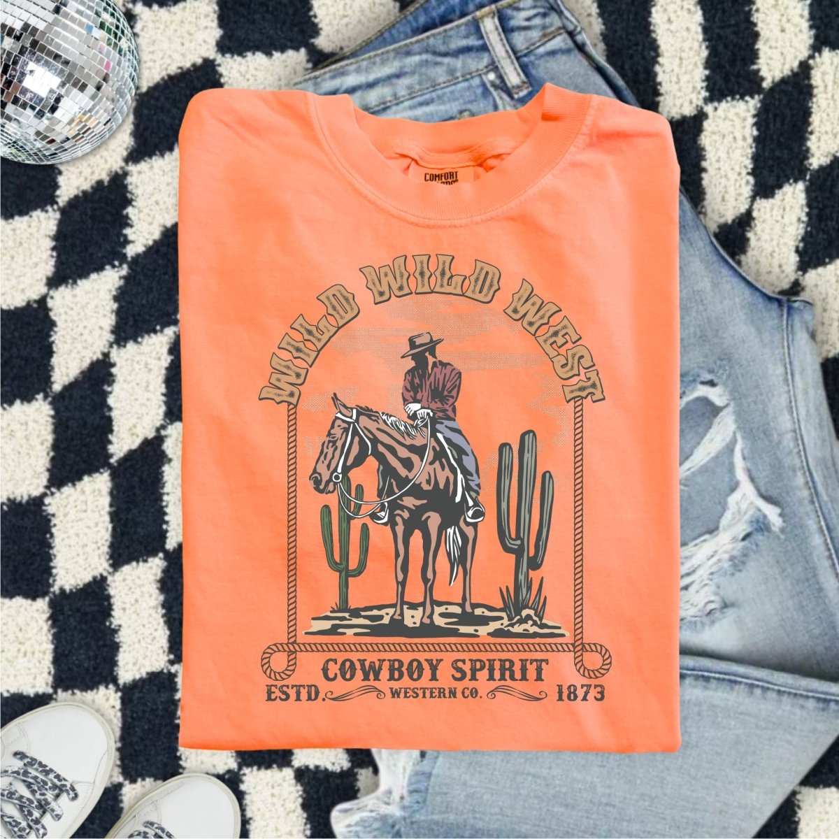 Wild Wild West Cowboy Spirit DTF Transfer - PrintPony