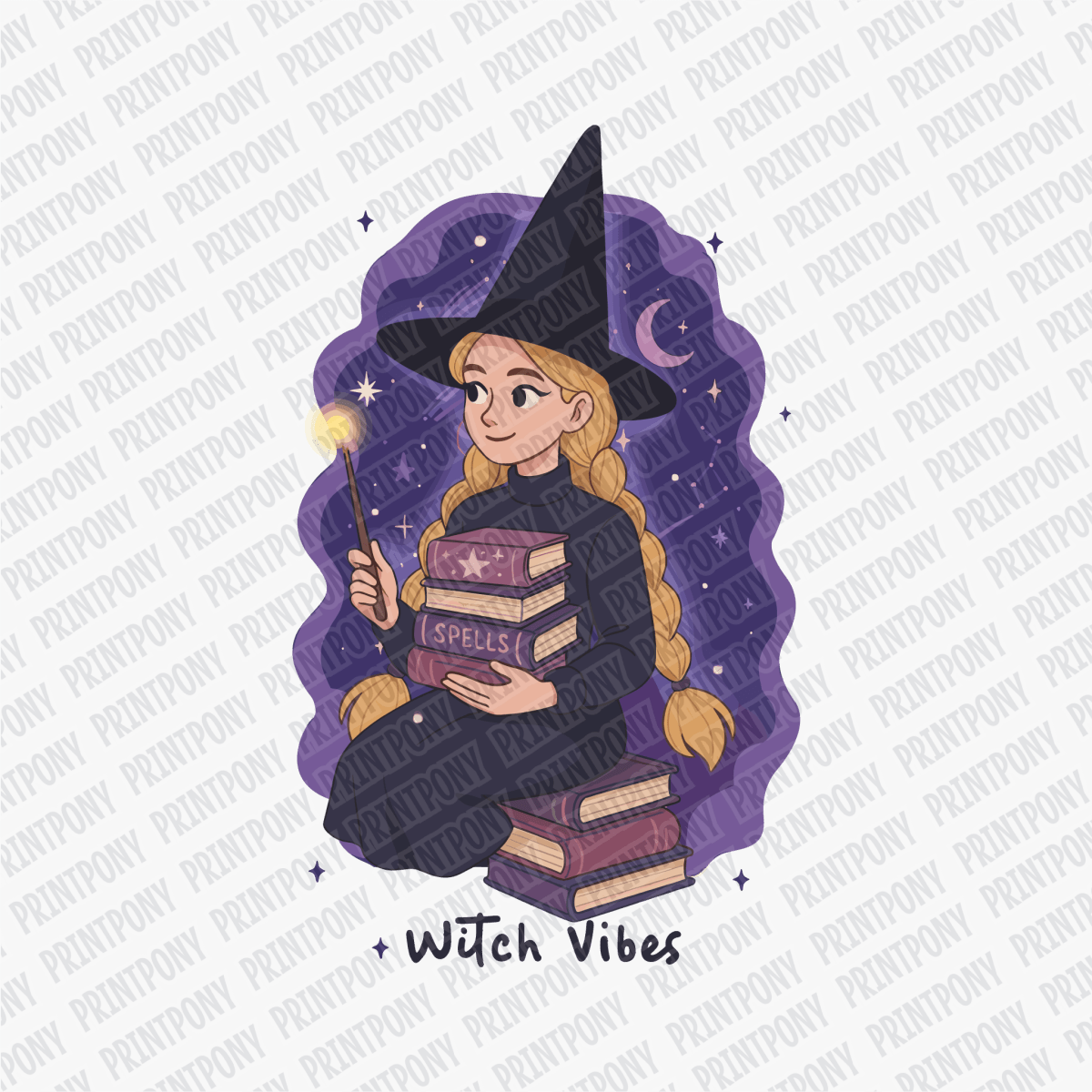 Witchy Vibes DTF Transfer - PrintPony